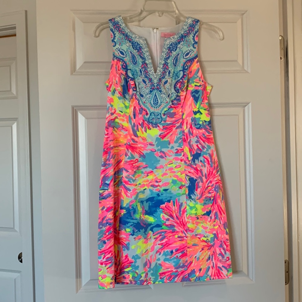 Beautiful bright colored Lilly Pulitzer dress